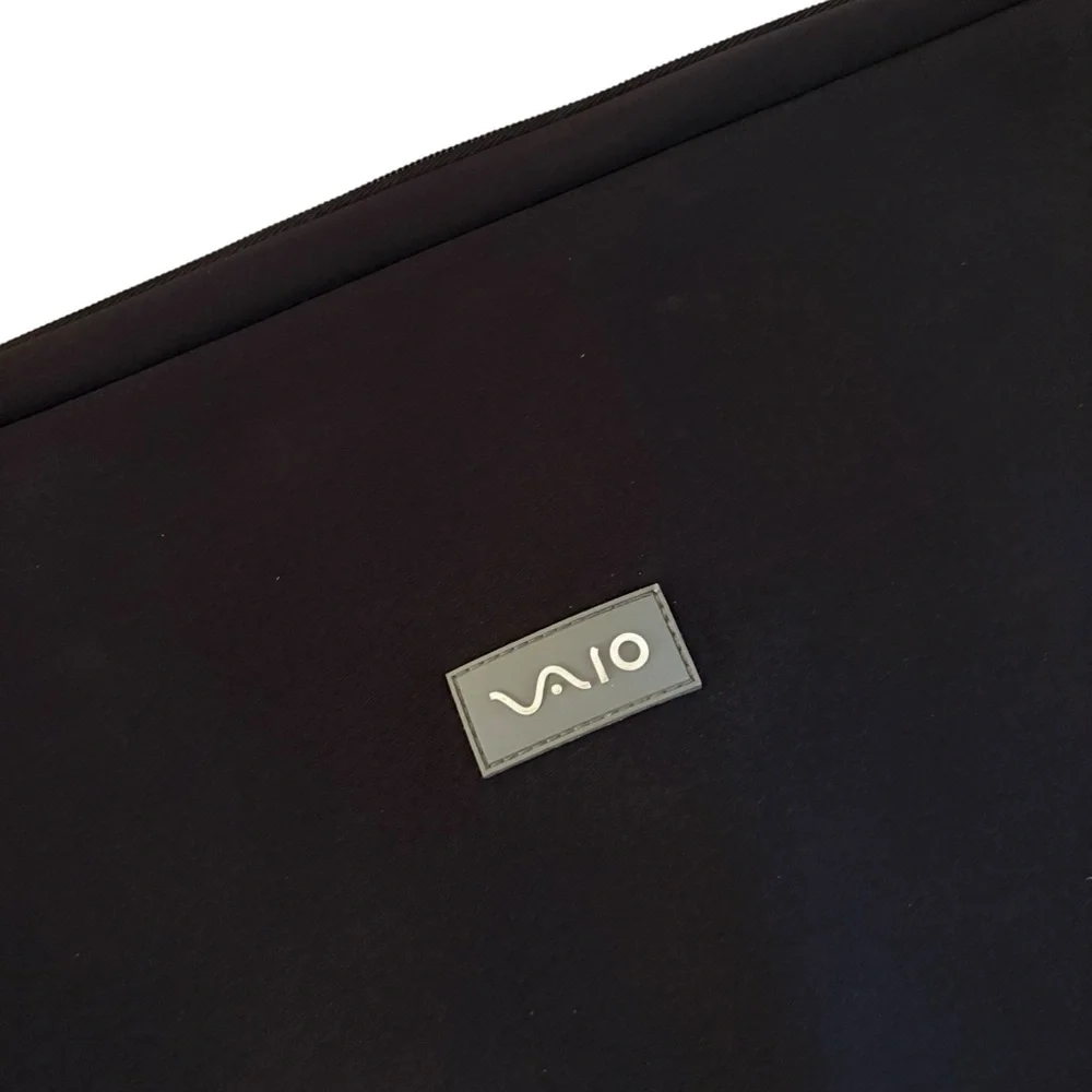 Sony Vaio Black Neoprene Tablet Laptop Case